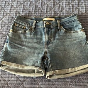 Levi’s mid length shorts - worn once